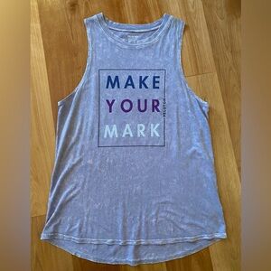 Peloton Like New Make Your Mark Medium Tank Top